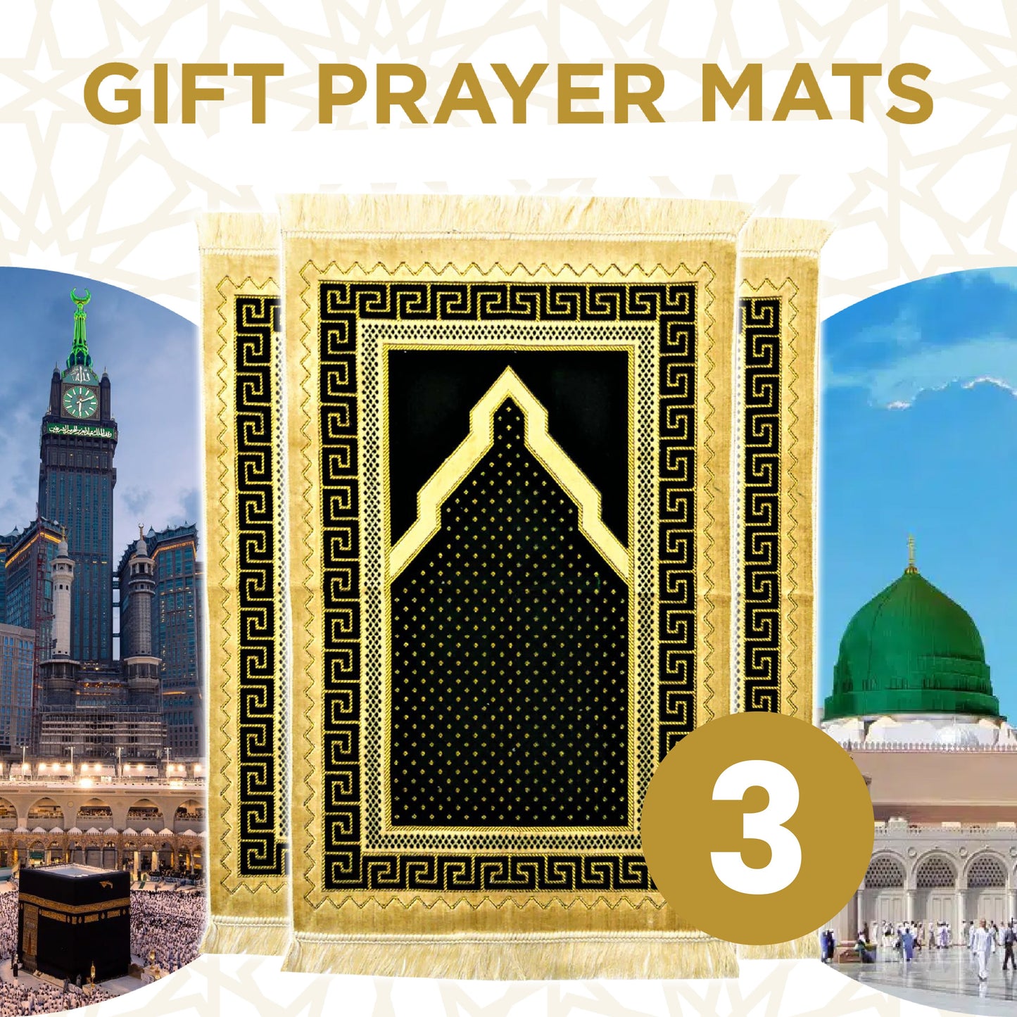 Comfortable & Elegant Prayer Mats for Daily Worship.